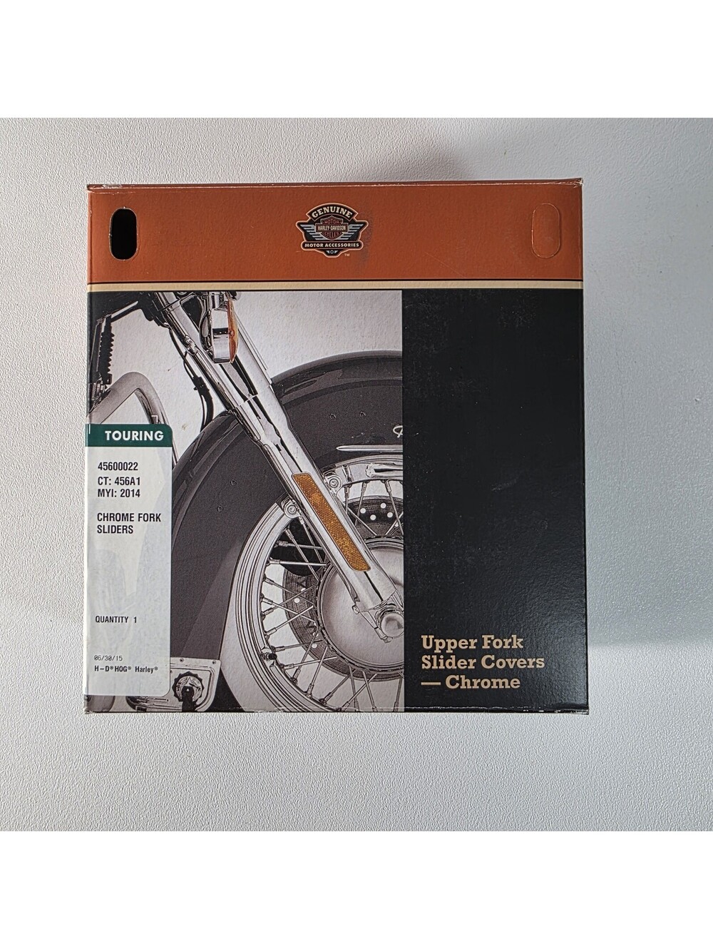 NEW Genuine Harley-Davidson Motorcycle Upper Fork Sliders Chrome